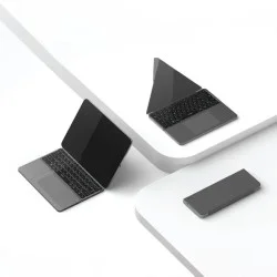 Pawa Portable Foldable Wireless Keyboard With Touchpad - Black